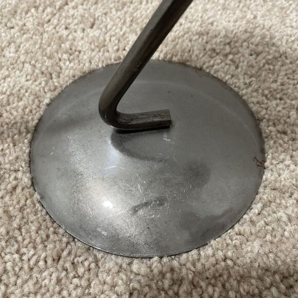 VTG 1980s 90s Postmodern Rebar Man Candle Holder running taper memphis wiggly - Picture 3 of 8